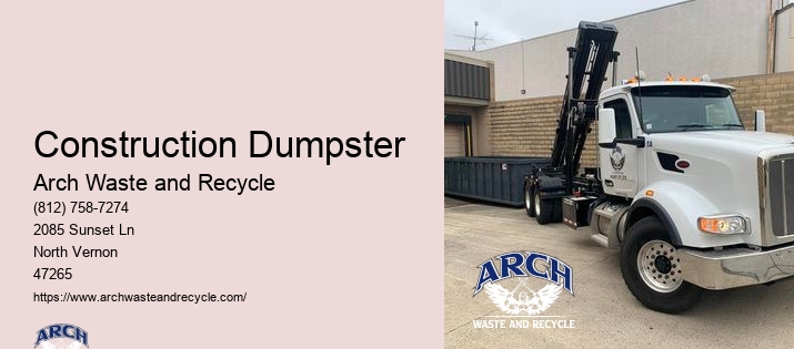 Arch Waste And Recycle's Dumpster Rental