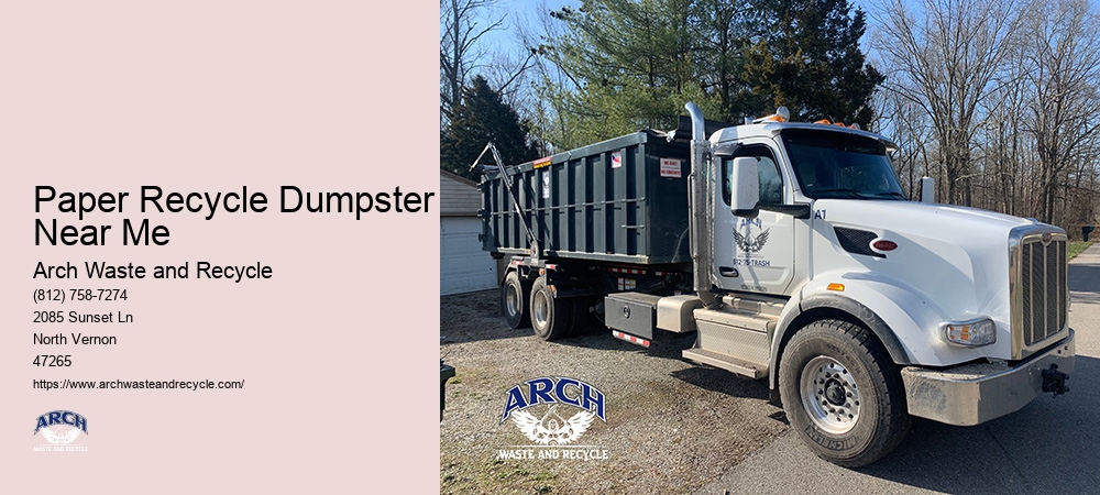 Arch Waste And Recycle's Dumpster Rental